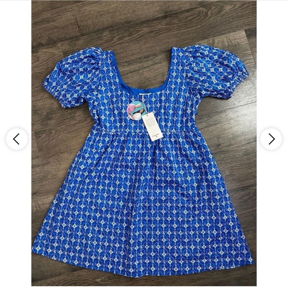 💰NWT RHODE Eyelet Mini Dress size 18